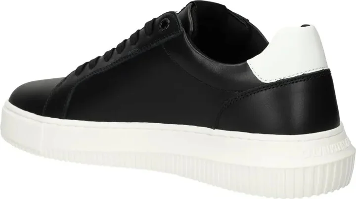Logo-Detail Leather Sneakers - Image 4