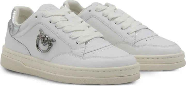 Logo-Detail Leather Sneakers - Image 2