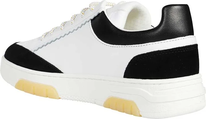 Logo Detail Leather Sneakers - Image 3