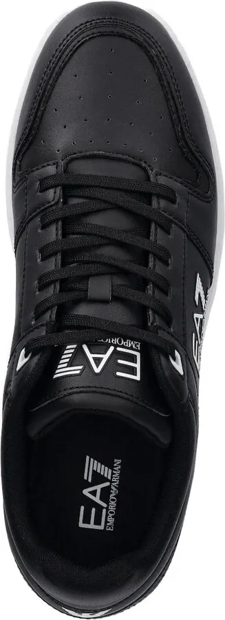 Logo-Detail Leather Sneakers - Image 2