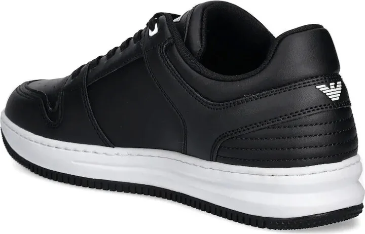 Logo-Detail Leather Sneakers - Image 3