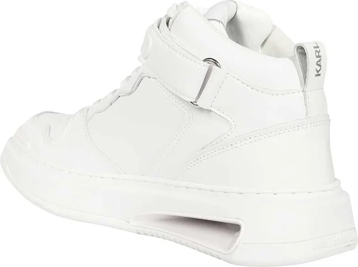Logo Detail Leather Sneakers - Image 3