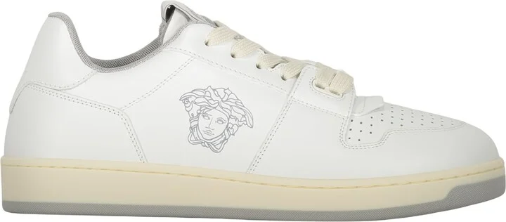 Logo Detail Leather Sneakers