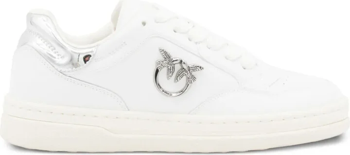 Logo-Detail Leather Sneakers