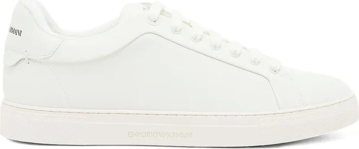 Logo-Detail Leather Sneakers