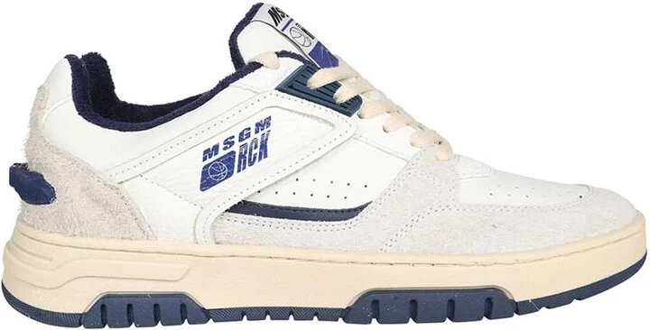 Logo Detail Leather Sneakers
