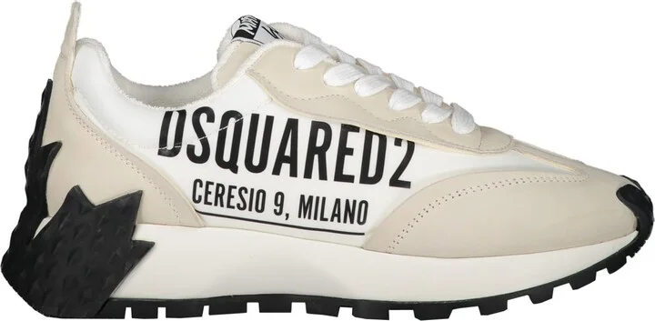 Logo Detail Leather Sneakers