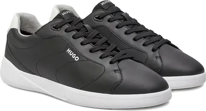 Logo-Detail Leather Trainers - Image 2