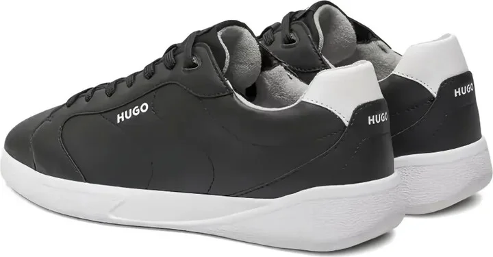 Logo-Detail Leather Trainers - Image 4