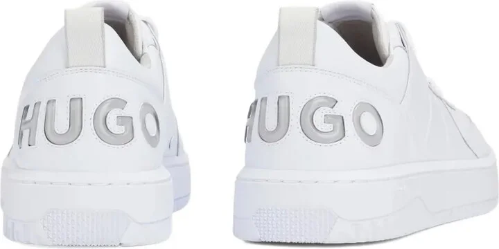Logo-Detail Leather Trainers - Image 3