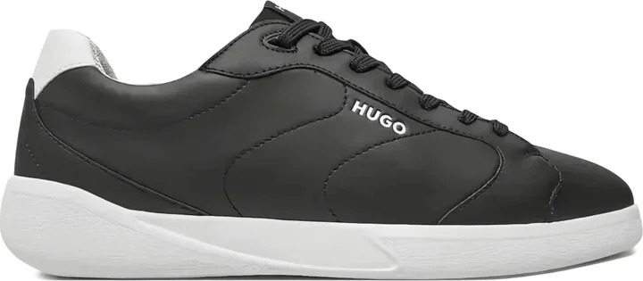 Logo-Detail Leather Trainers