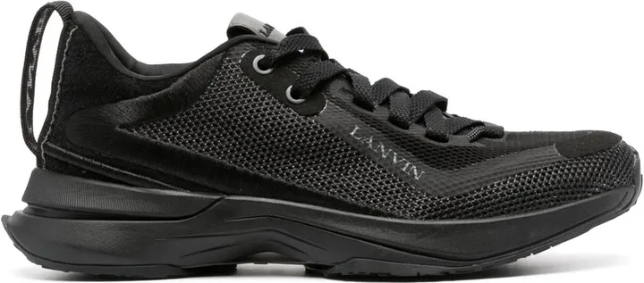 Logo-Detail Mesh Sneakers