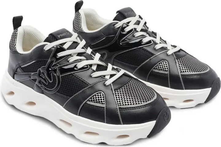 Logo-Detail Mesh-Upper Sneakers - Image 2