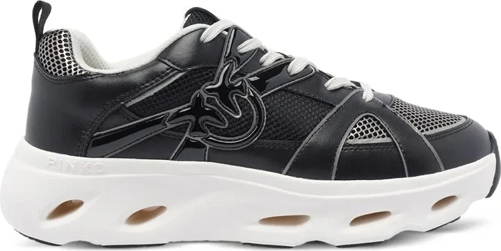Logo-Detail Mesh-Upper Sneakers