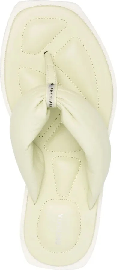 Logo-Detail Padded Sandals - Image 4