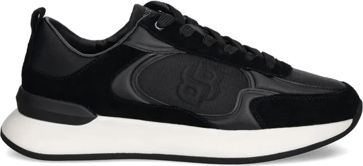 Logo-Detail Panelled Trainers