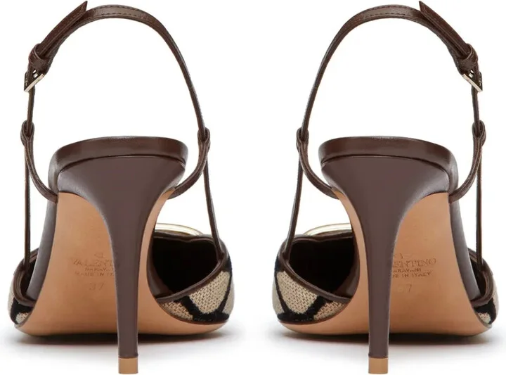 Logo-Detail Slingback Pumps - Image 3