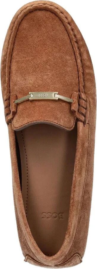Logo-Detail Suede Loafers - Image 3