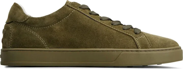 Logo-Detail Suede Sneakers