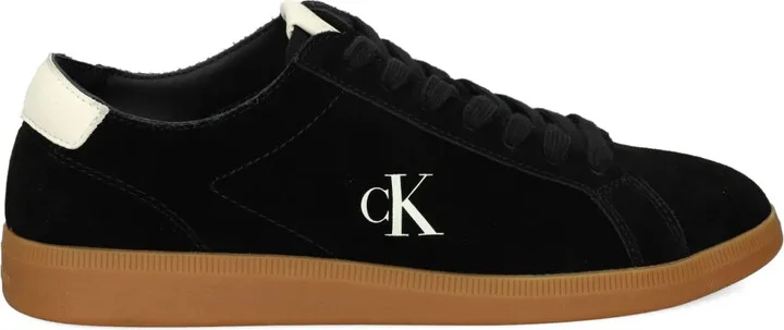 Logo-Detail Suede Sneakers