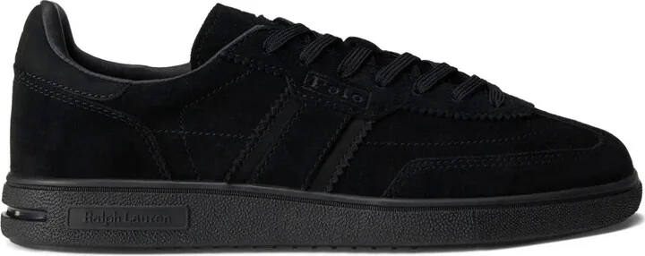 Logo-Detail Suede Sneakers
