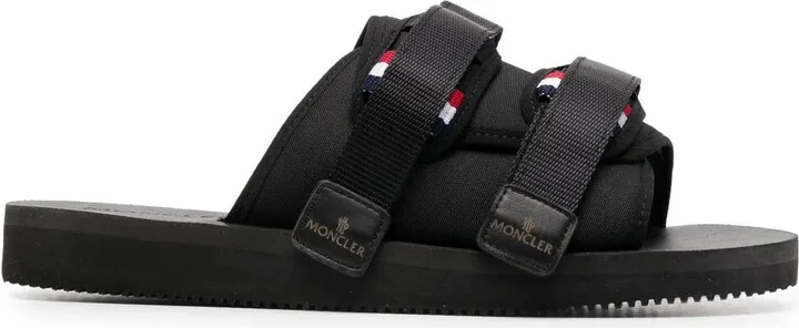 Logo-Detail Touch-Strap Sandals