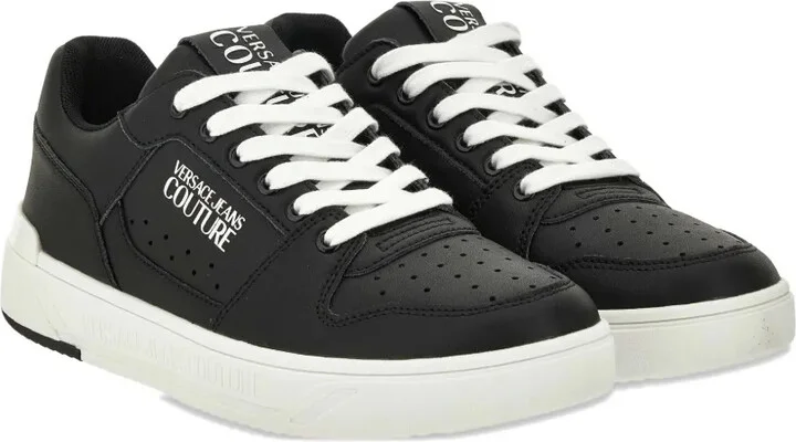 Logo-Detailed Leather Sneakers - Image 2