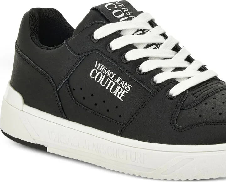Logo-Detailed Leather Sneakers - Image 3
