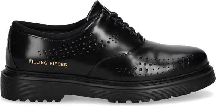 Logo Detailing Derby Shoes