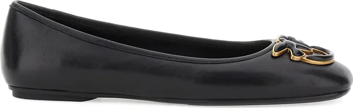Logo-Embellished Ballerina Flats