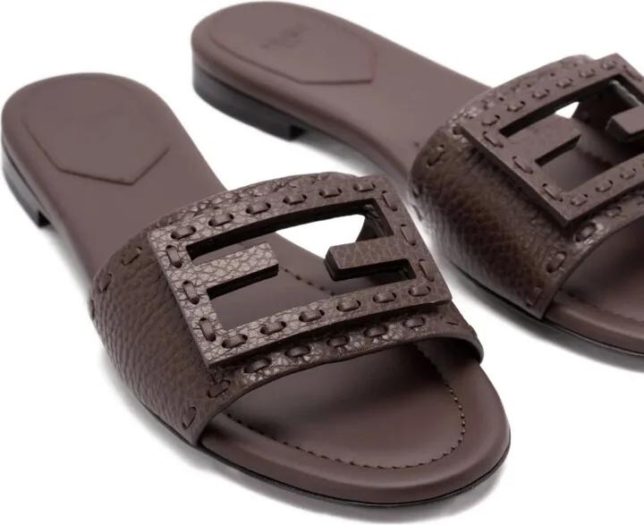 Logo-Embellished Flat Sandals - Image 3