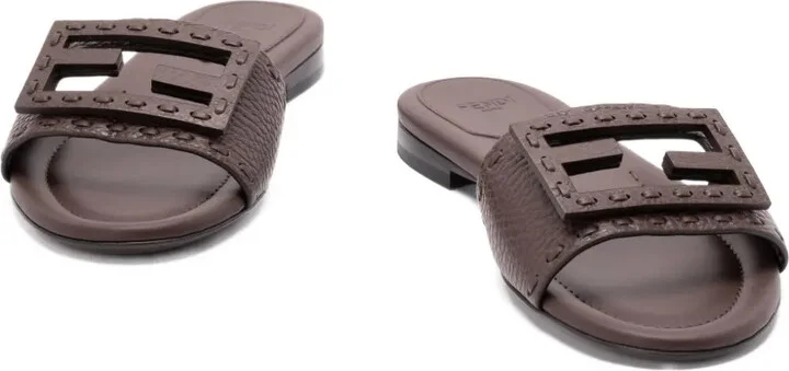 Logo-Embellished Flat Sandals - Image 4
