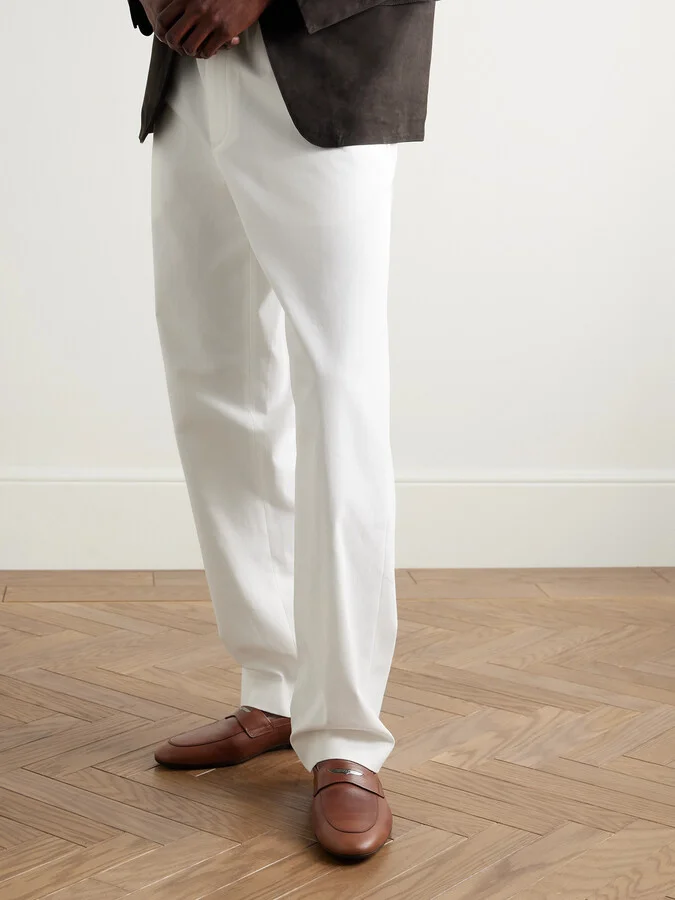 Logo-Embellished Full-Grain Leather Penny Loafers - Image 2