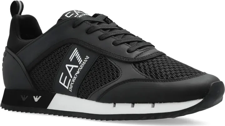 Logo-Embellished Lace-Up Sneakers - Image 2
