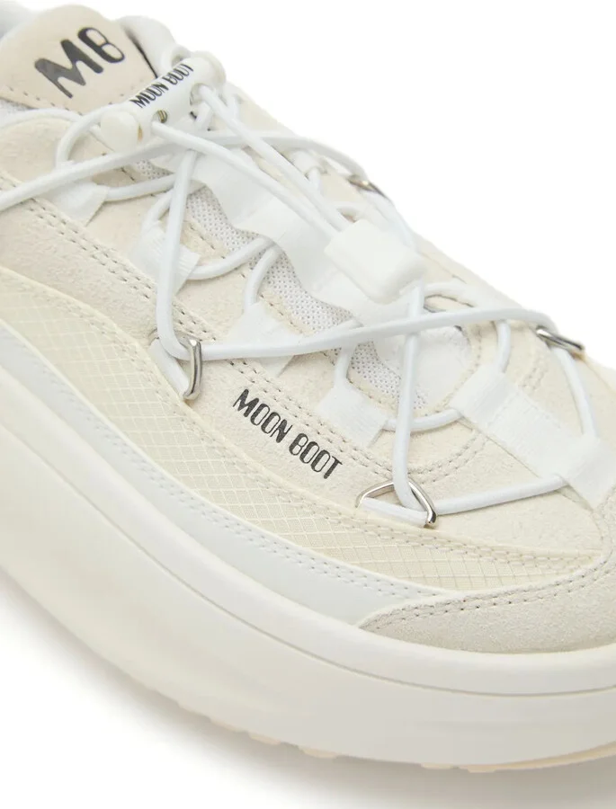 Logo-Embellished Lace-Up Sneakers - Image 3