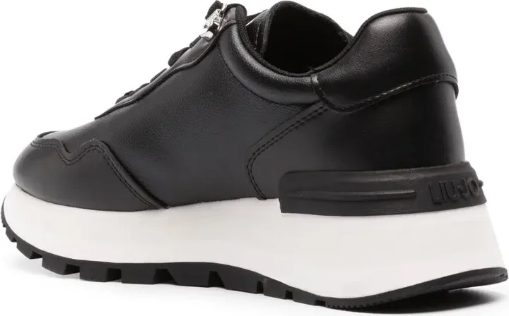 Logo-Embellished Lace-Up Sneakers - Image 3