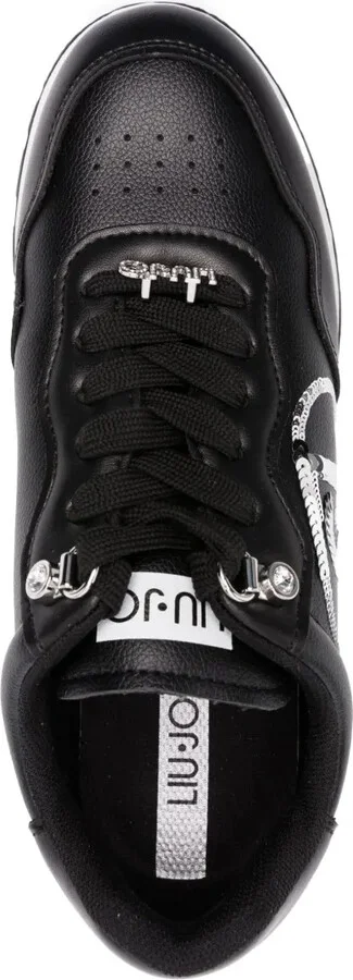 Logo-Embellished Lace-Up Sneakers - Image 4