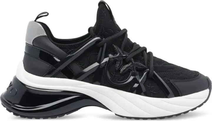 Logo-Embellished Lace-Up Sneakers