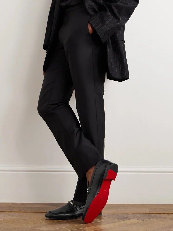 Logo-Embellished Leather Loafers - Image 2