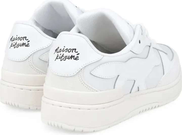 Logo-Embellished Leather Sneakers - Image 3