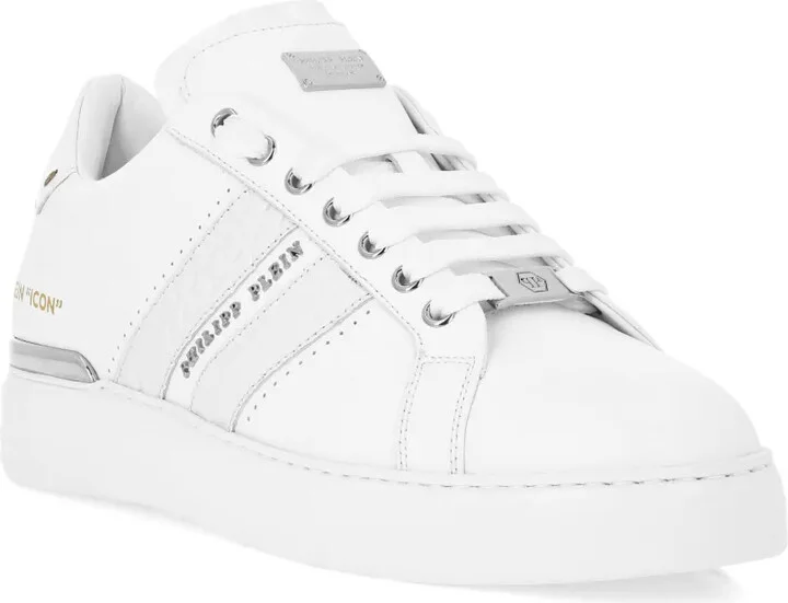 Logo-Embellished Leather Sneakers - Image 2