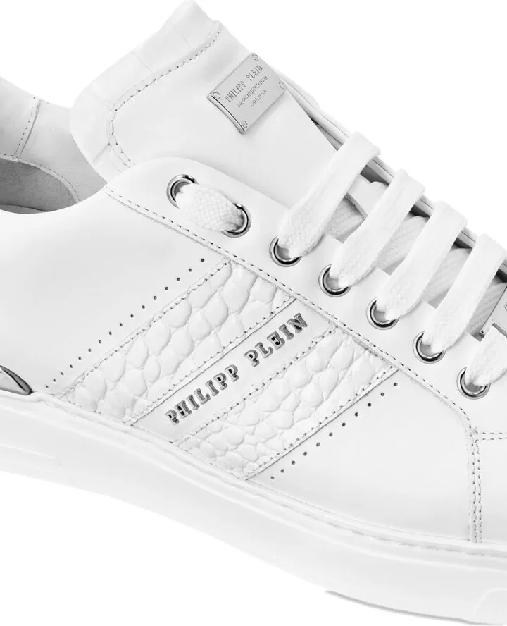Logo-Embellished Leather Sneakers - Image 4