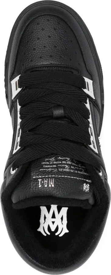 Logo-Embellished Leather Sneakers - Image 4