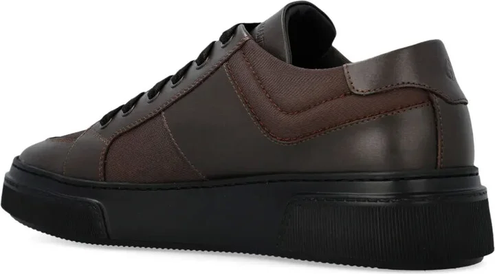 Logo-Embellished Leather Sneakers - Image 5