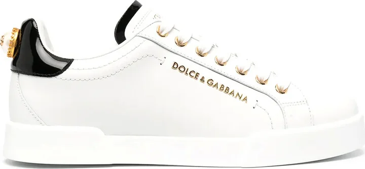 Logo-Embellished Low-Top Sneakers