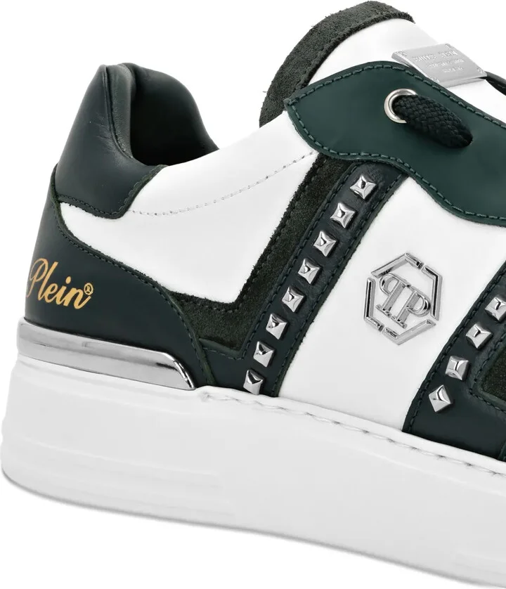Logo-Embellished Panelled Sneakers - Image 4