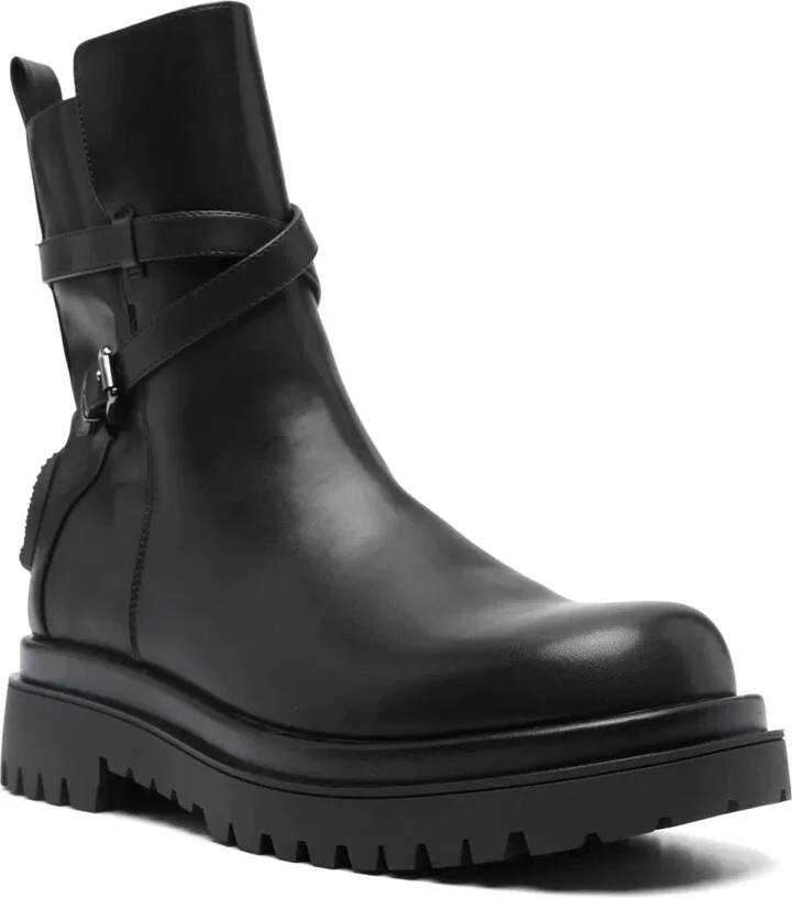 Logo-Embossed Ankle Boots - Image 2