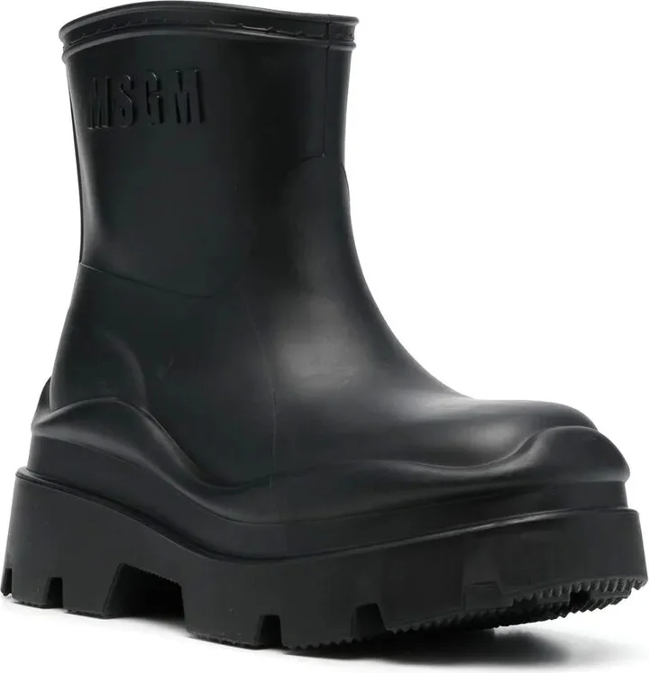 Logo-Embossed Ankle Boots - Image 2