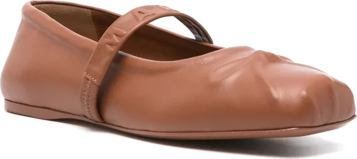 Logo-Embossed Ballet Flats - Image 2