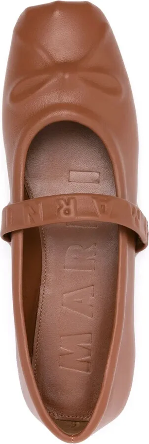 Logo-Embossed Ballet Flats - Image 4
